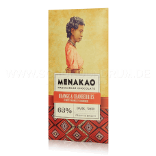 Menakao Madagaskar 63% mit Orangenschale und Cranberries